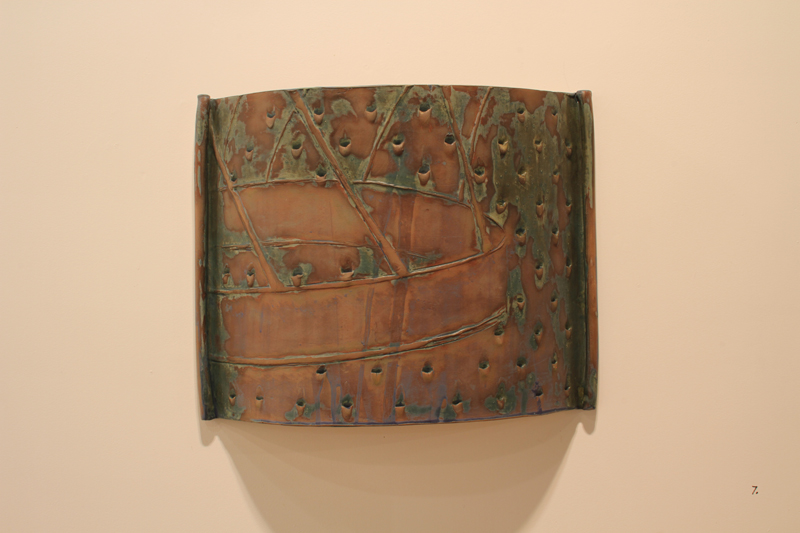 Christine Owen Copper Hay Feeder, stoneware