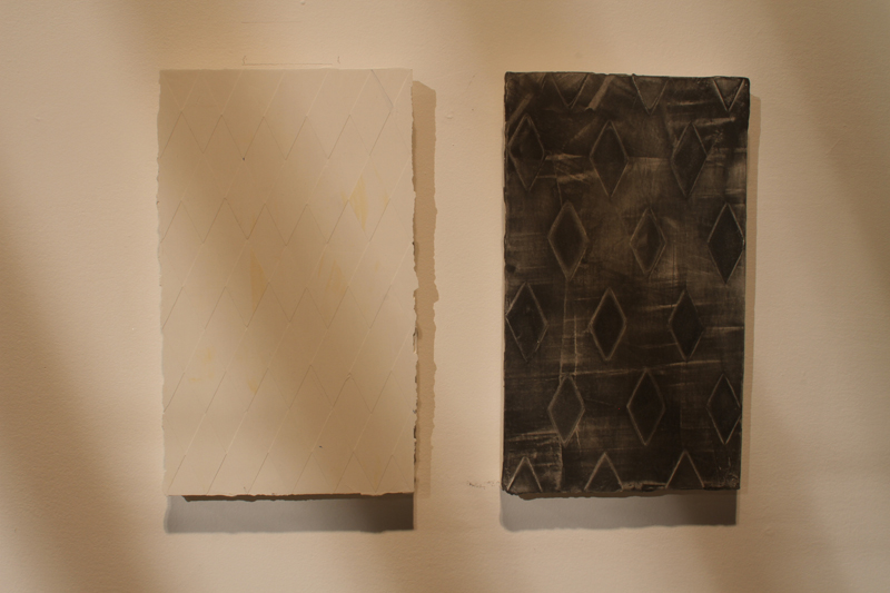 Moira Kelly Elipse, plaster, graphite, and waxts