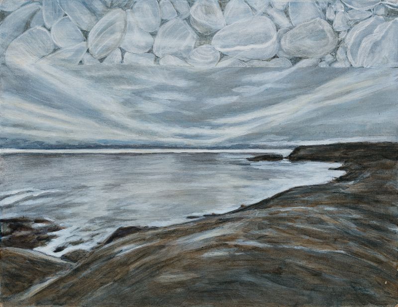 Gill Ord&nbsp;&nbsp; ink and gouache on board, 2025, 